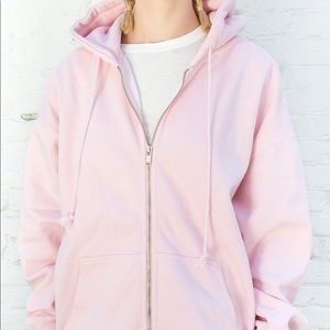 brandy melville pink christy hoodie